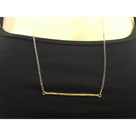 Silpada “Underline” Bar Necklace - Picture 2 of 3